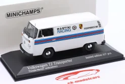 Volkswagen VW T2 Transporter Porsche Renndienst Martini Design 1:43 Minichamps