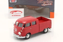 Volkswagen VW Type 2 Doppelkabine rot 1:24 MotorMax