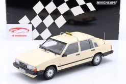 Volvo 740 GL Taxi Deutschland Baujahr 1986 beige 1:18 Minichamps