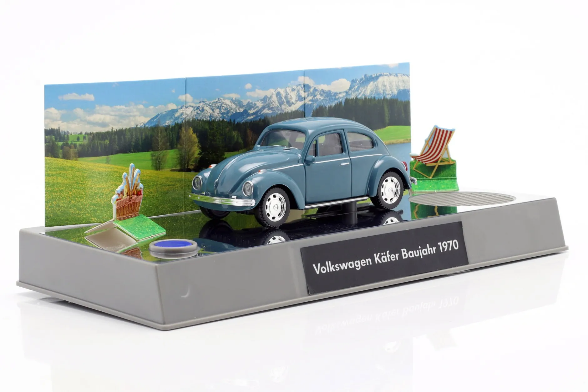 VW Käfer Adventskalender: Volkswagen VW Käfer blau 1:43 Franzis