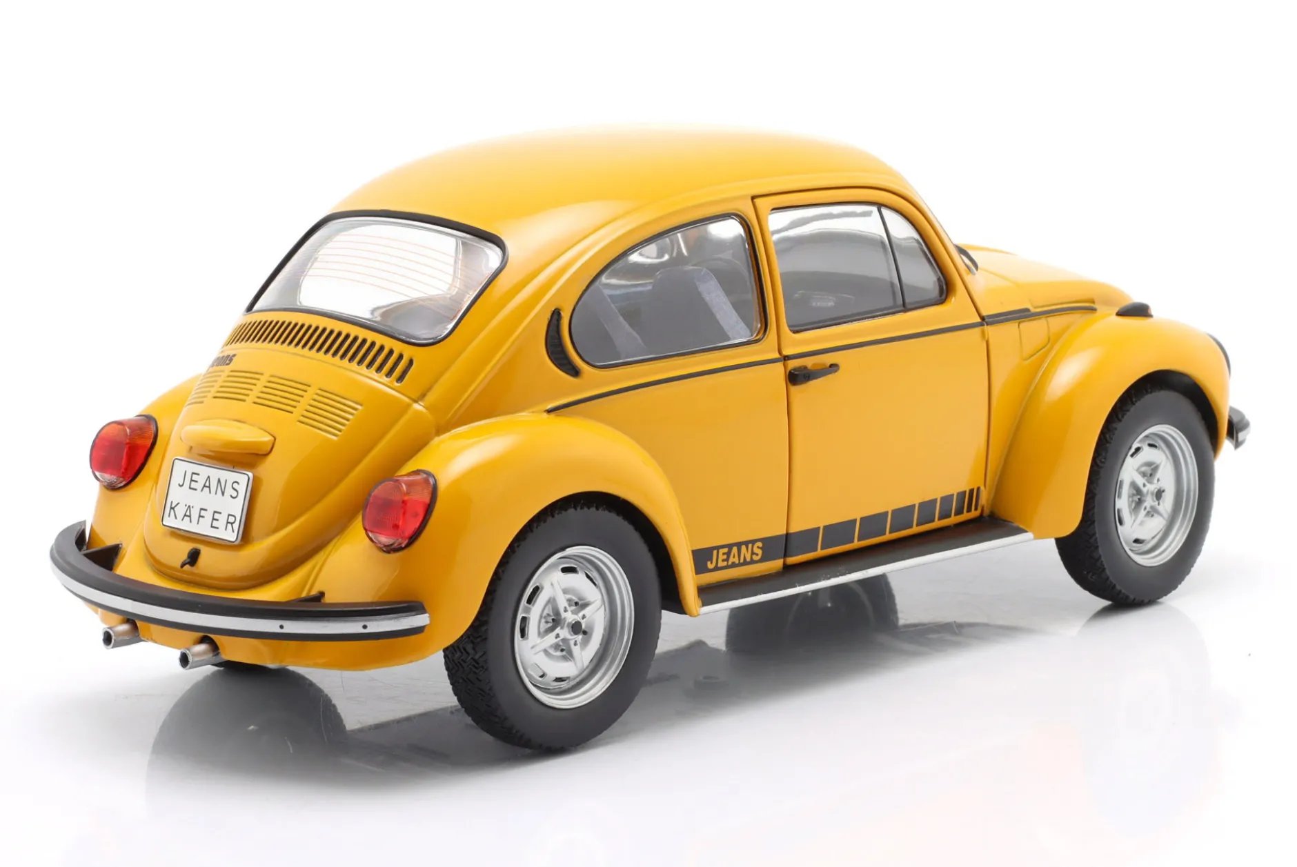 VW Käfer 1303 Jeans Baujahr 1974 gelb 1:18 Solido