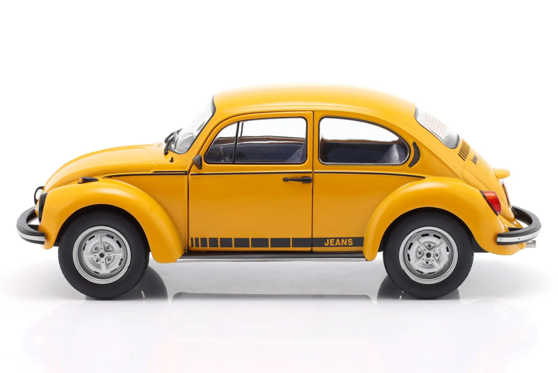 VW Käfer 1303 Jeans Baujahr 1974 gelb 1:18 Solido