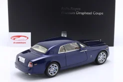 2.Wahl/ Rolls Royce Phantom Coupe 2-Türer Baujahr 2008 blau metallic 1:18 Kyosho