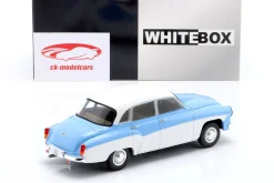 Wartburg 312 Baujahr 1965 hellblau / weiß 1:24 WhiteBox