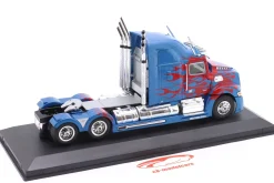 Western Star 5700 EX Sattelzugmaschine Baujahr 2011 blau metallic / Dekor 1:43 Hachette