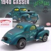 Willys Gasser Laffin Gas Baujahr 1940 blau metallic 1:18 GMP