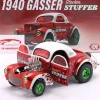 Willys Gasser Stockin Stuffer Baujahr 1940 rot / weiß 1:18 GMP