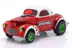 Willys Gasser Stockin Stuffer Baujahr 1940 rot / weiß 1:18 GMP