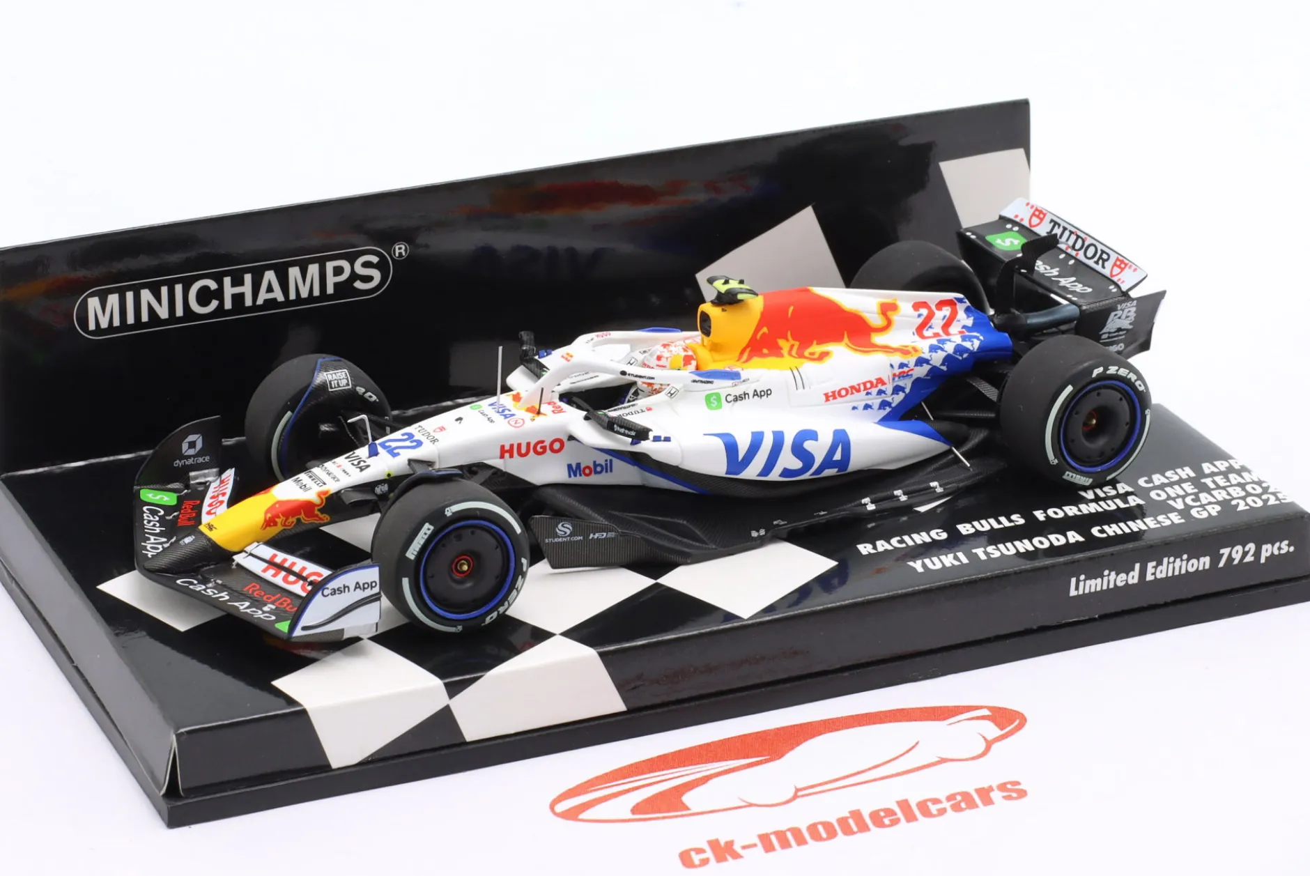 Yuki Tsunoda VCARB 02 #22 China GP Formel 1 2025 1:43 Minichamps