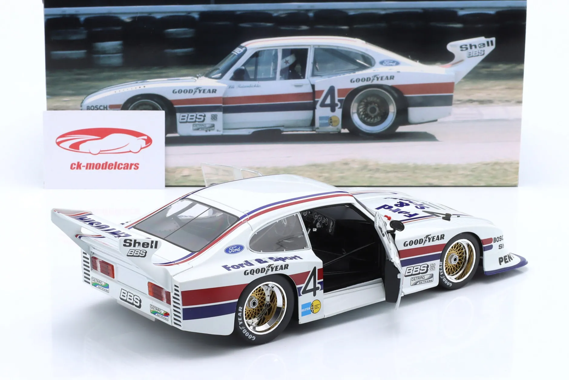 Zakspeed Ford Capri Turbo Gr.5 #4 DRM 1982 Lili Reisenbichler 1:18 WERK83