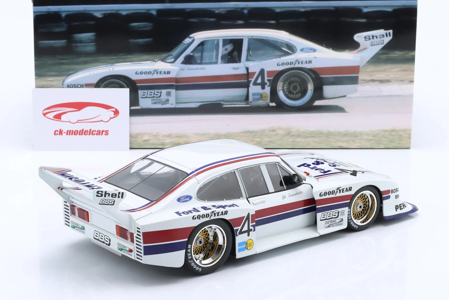 Zakspeed Ford Capri Turbo Gr.5 #4 DRM 1982 Lili Reisenbichler 1:18 WERK83